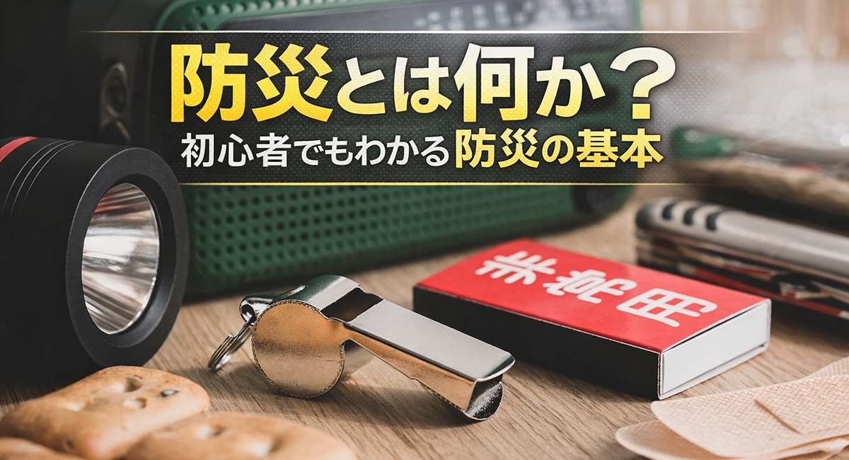 防災とは何か？初心者でもわかる防災の基本